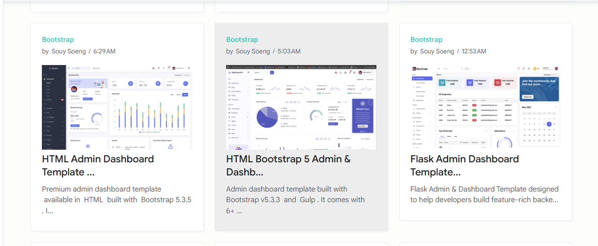 Free Laravel Bootstrap & PHP Template